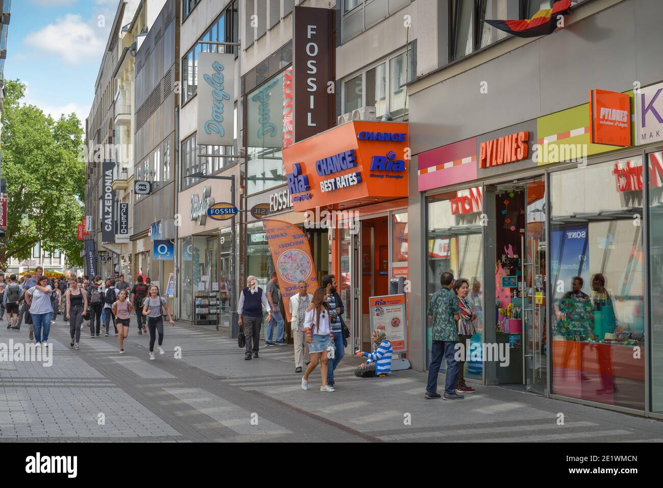 Der hohe Straße, Köln, Nordrhein-Westfalen, Deutschland Stockfoto