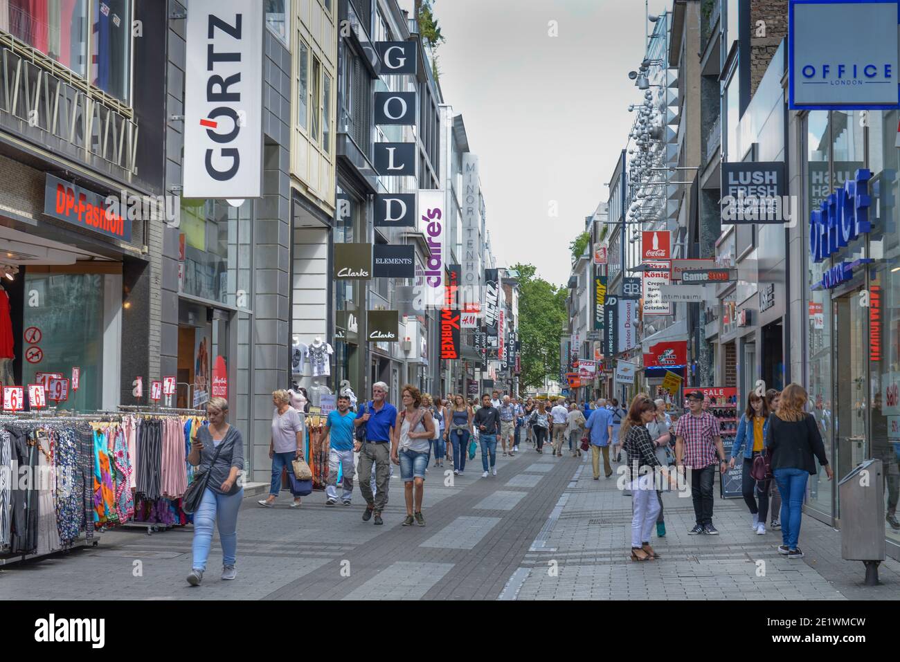 Der hohe Straße, Köln, Nordrhein-Westfalen, Deutschland Stockfoto