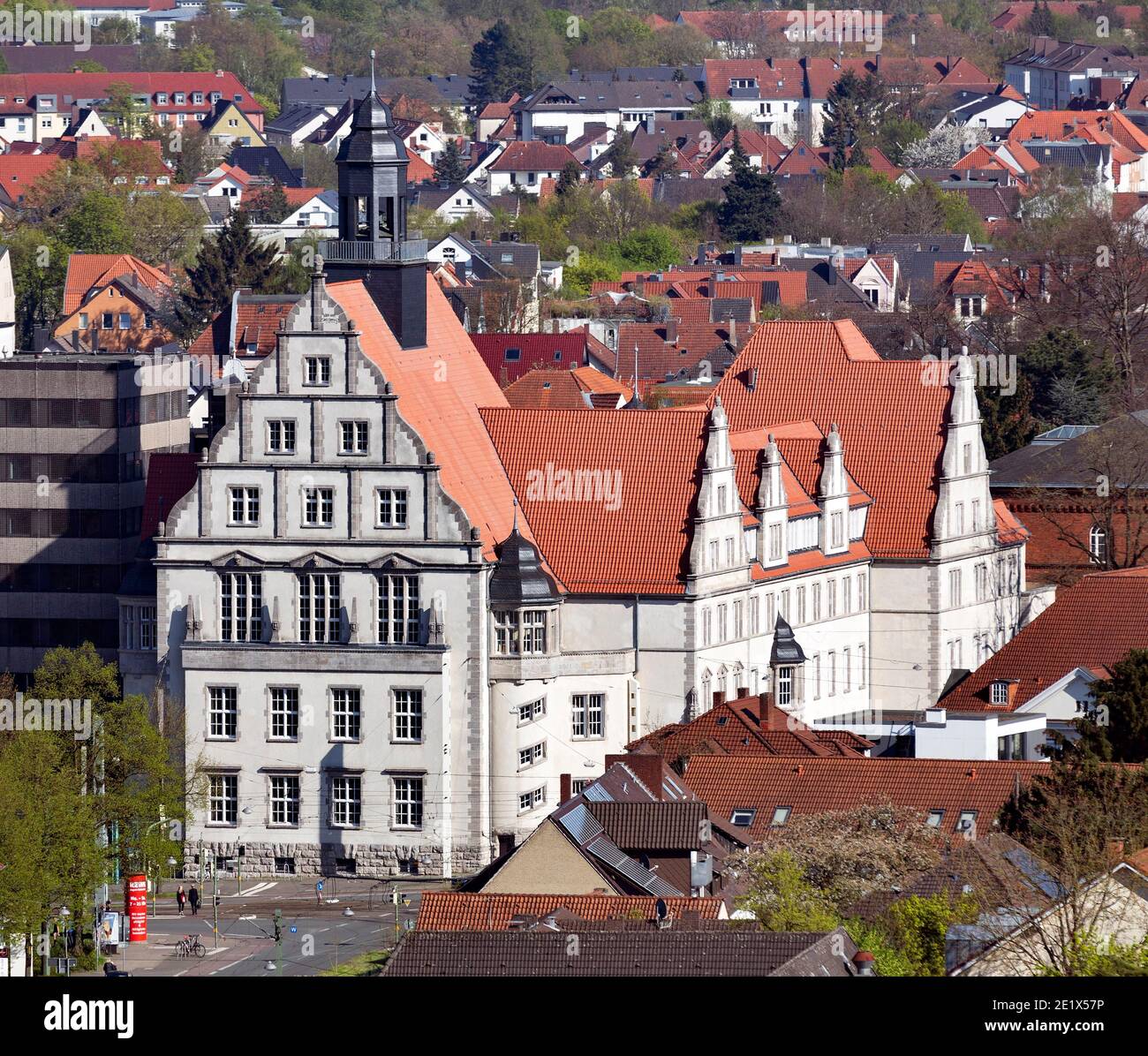 Landgericht, Bielefeld, Ostwestfalen, Nordrhein-Westfalen, Deutschland Stockfoto