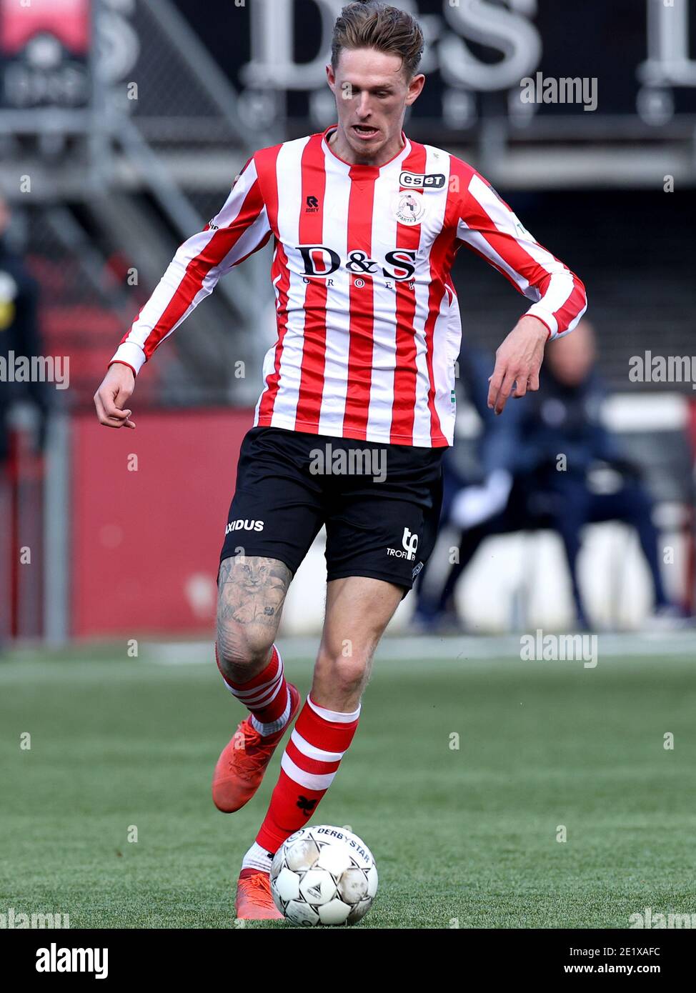 ROTTERDAM, NIEDERLANDE - JANUAR 10: Wouter Burger von Sparta Rotterdam während des niederländischen Eredivisie-Spiels zwischen Sparta Rotterdam und Feyenoord in Het Stockfoto