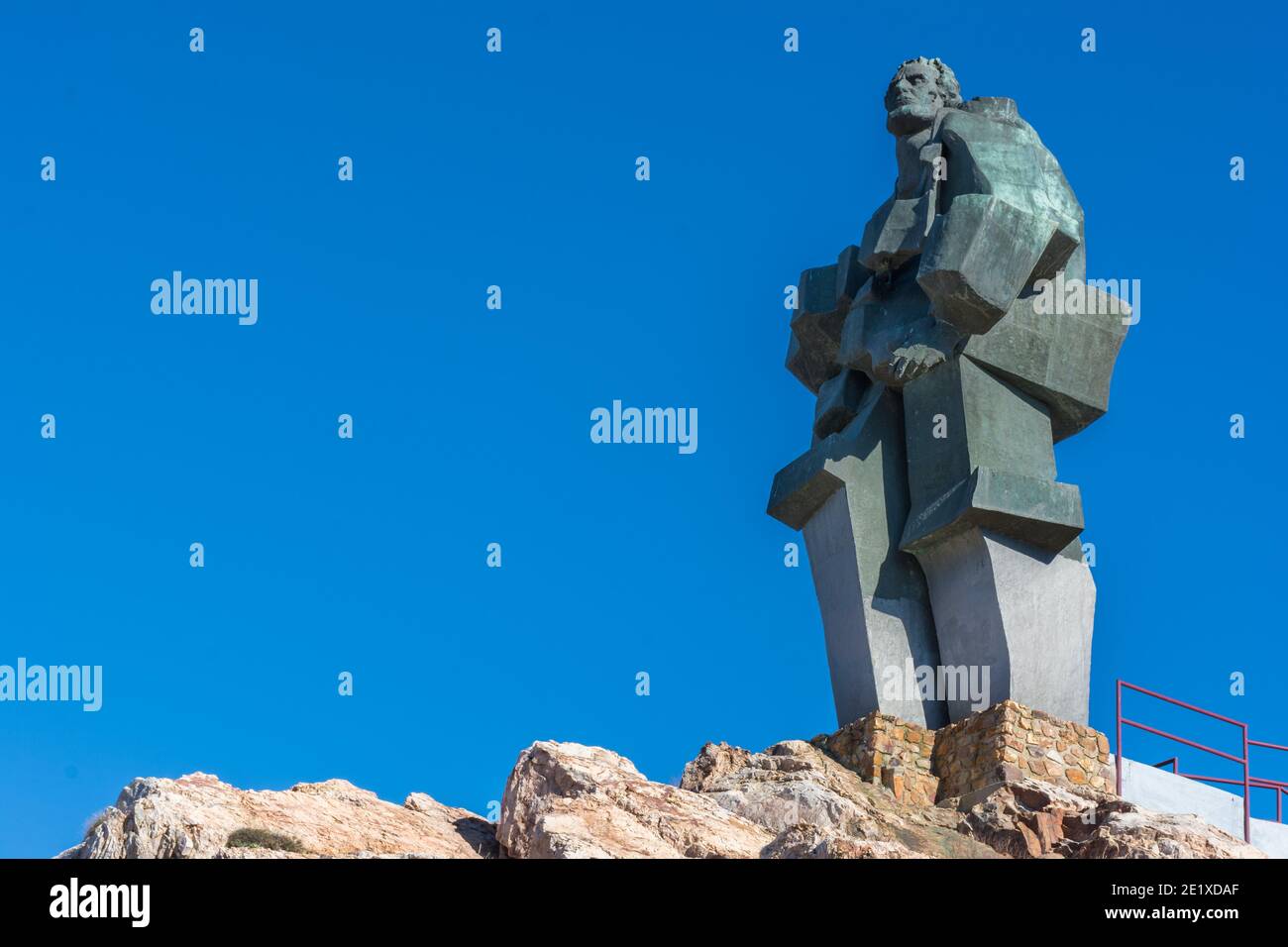 Denkmal für die Bergleute in Puertollano, Ciudad Real, Spanien Stockfoto
