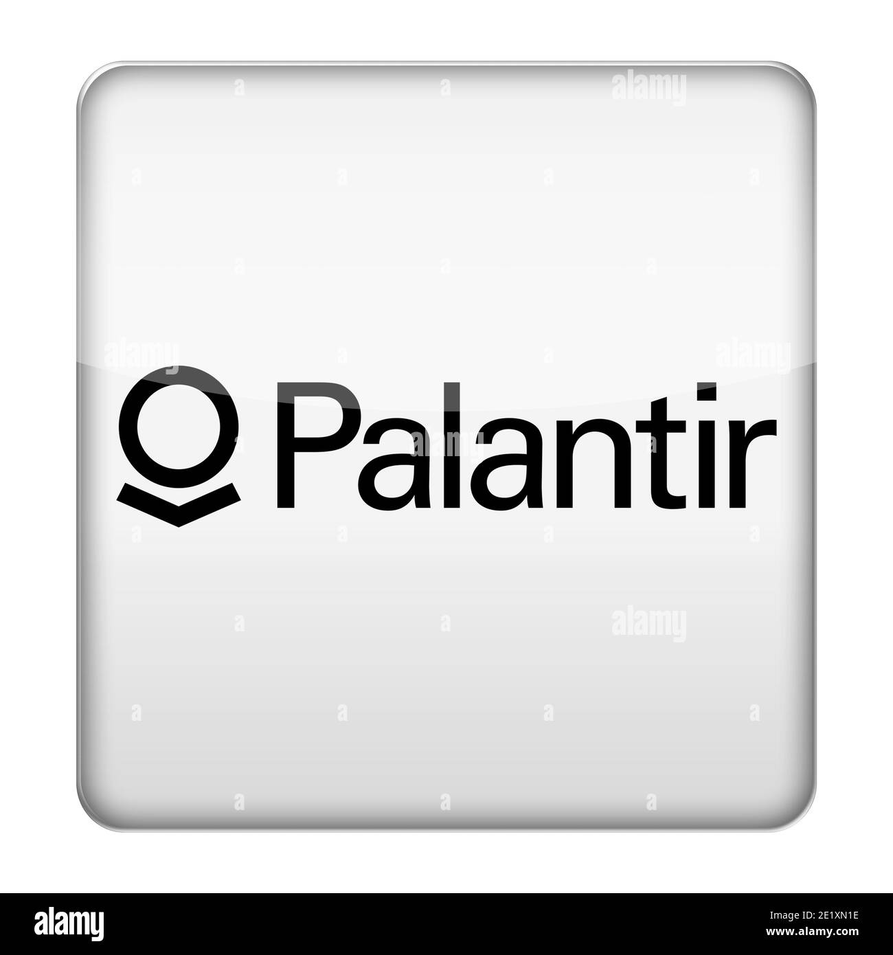 Palantir-Logo-Symbol Stockfoto