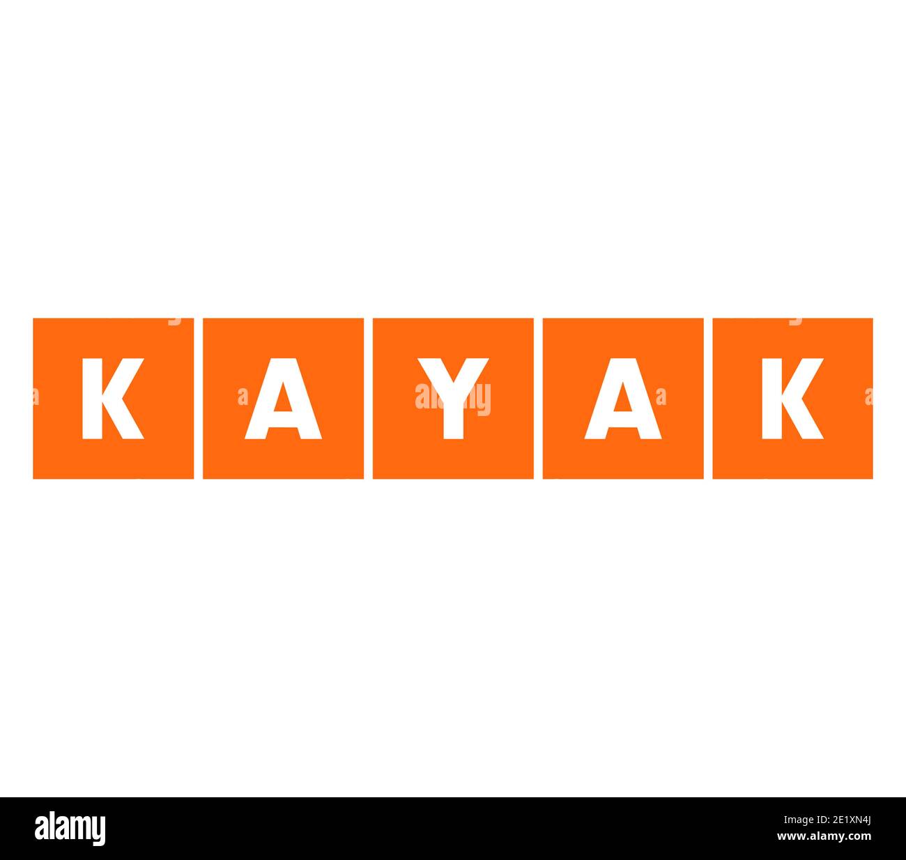 KAYAK-Logo Stockfoto