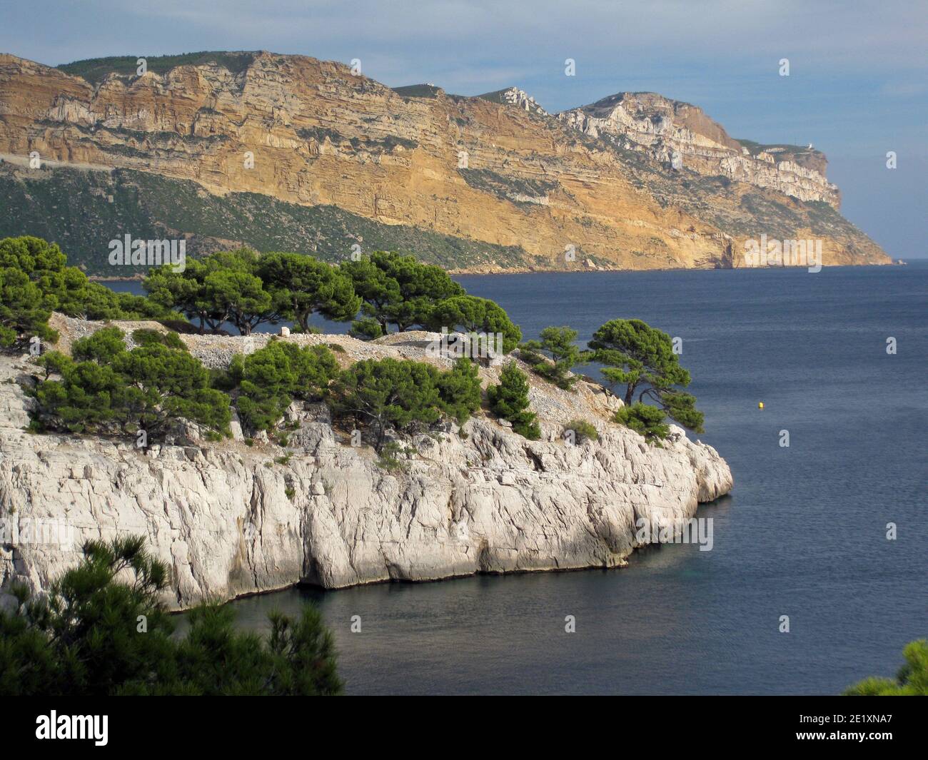 Provence in Frankreich: Die Klippen von Cap Canaille Stockfoto