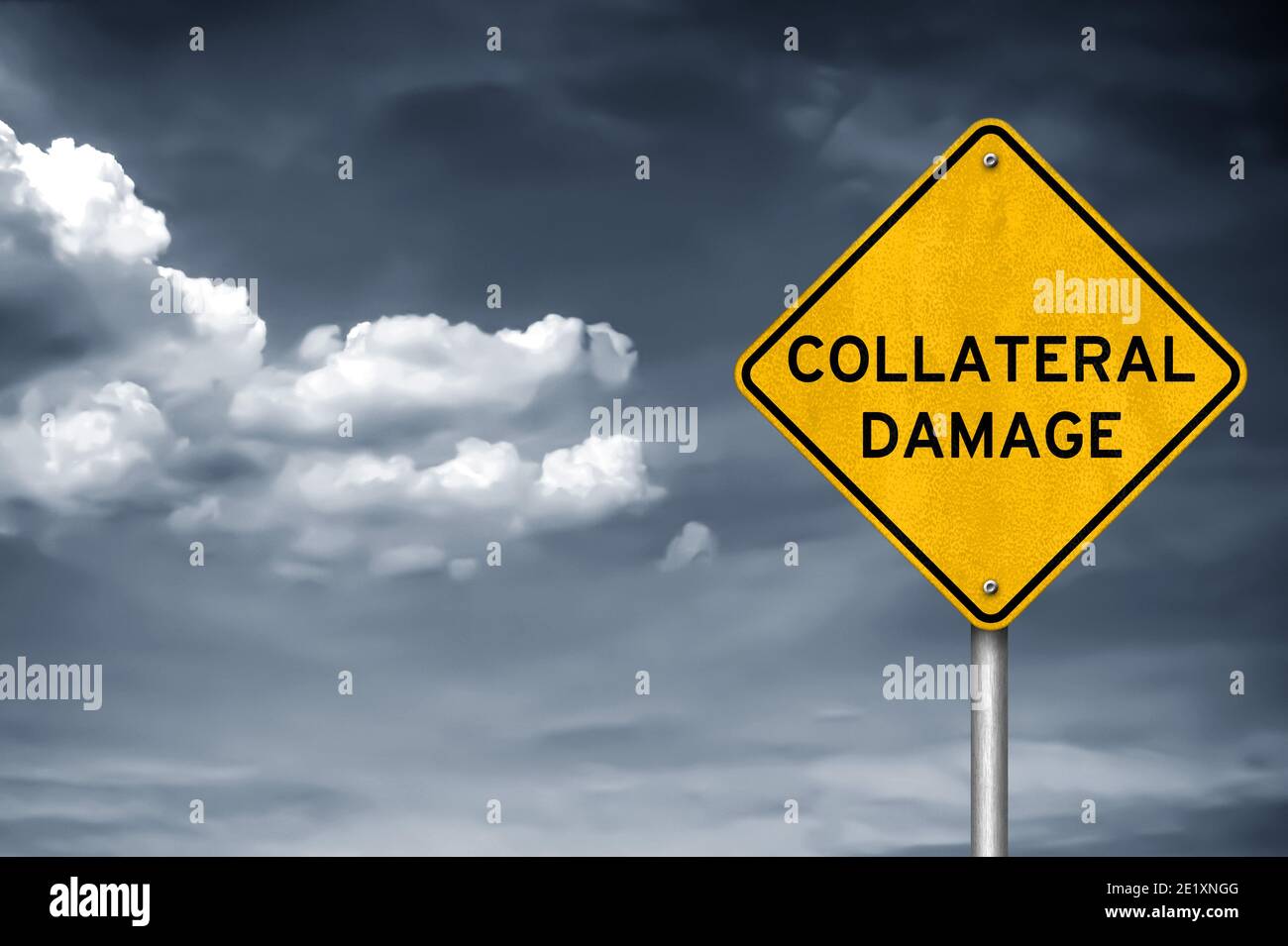 Collateral Damage Stockfoto