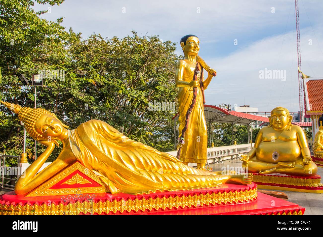 Buddha Statue von Big Buddha Tempel in Pattaya Bezirk Chonburi Thailand Asien Stockfoto