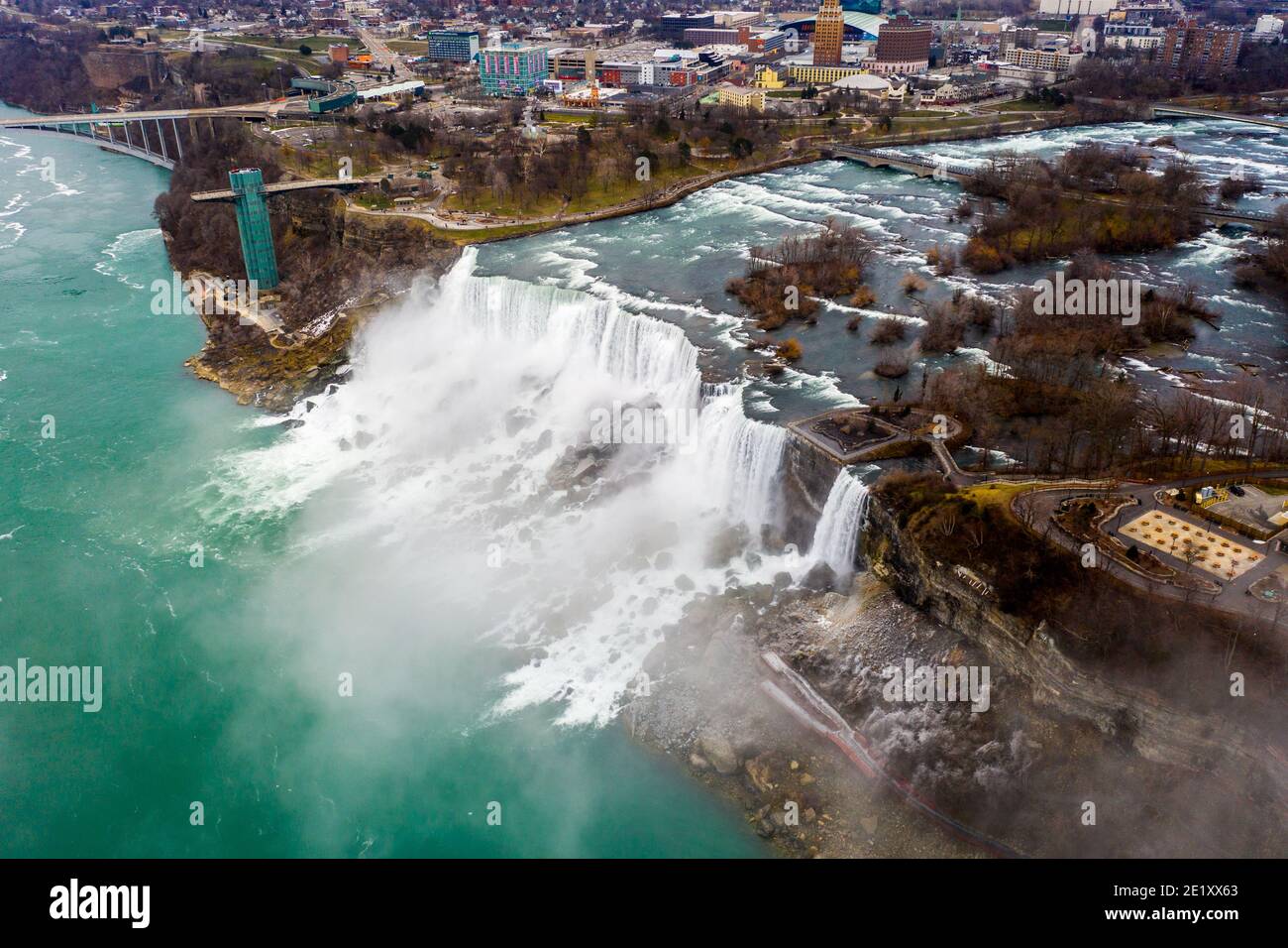 American Falls, Niagara Falls, NY, USA Stockfoto