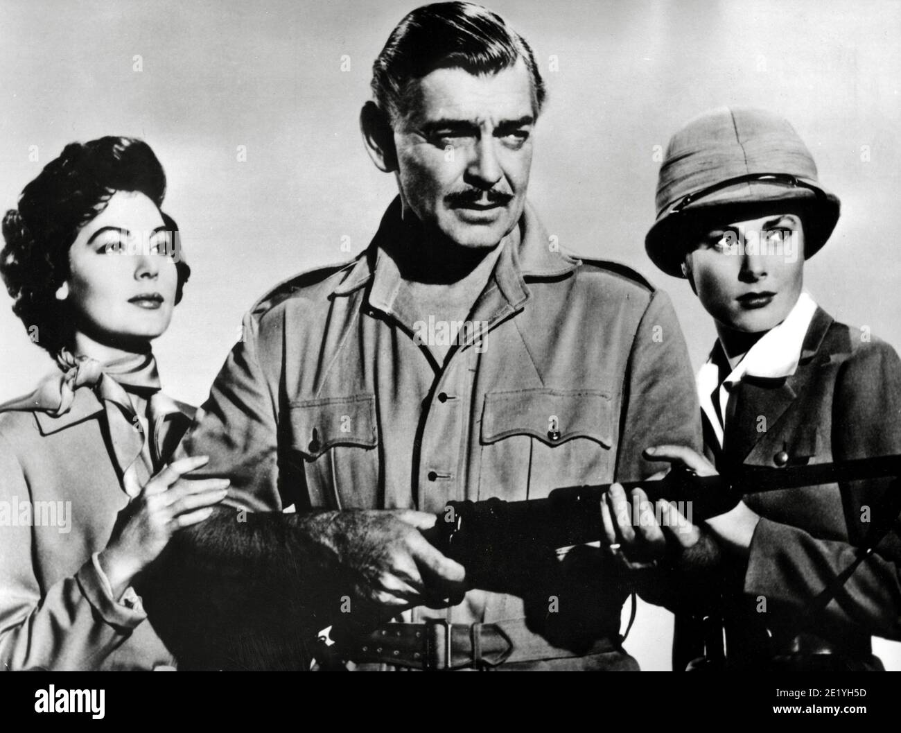 AVA Gardner, Clark Gable, Grace Kelly, 'Magambo' (1953) MGM / Aktenzeichen # 34082-083THA Stockfoto