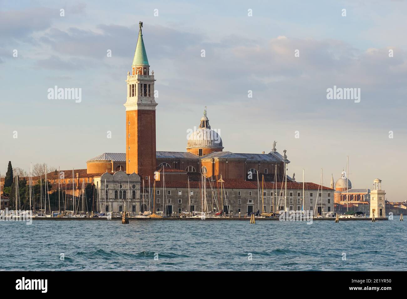 Das Kloster San Giorgio in Venedig, Italien Stockfoto