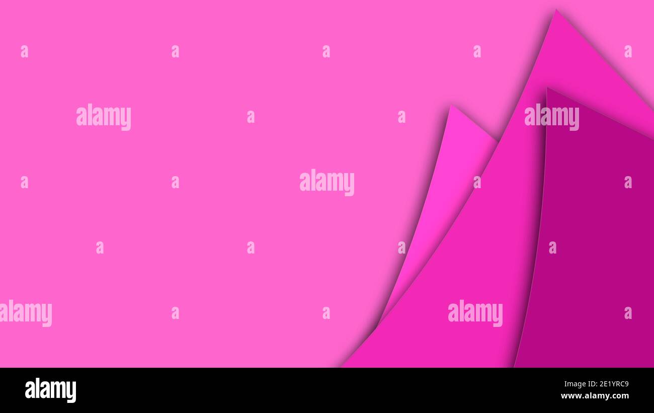 Schöne abstrakte rosa Dreieck Formen Hintergrund für Banner-Konzept Stockfoto