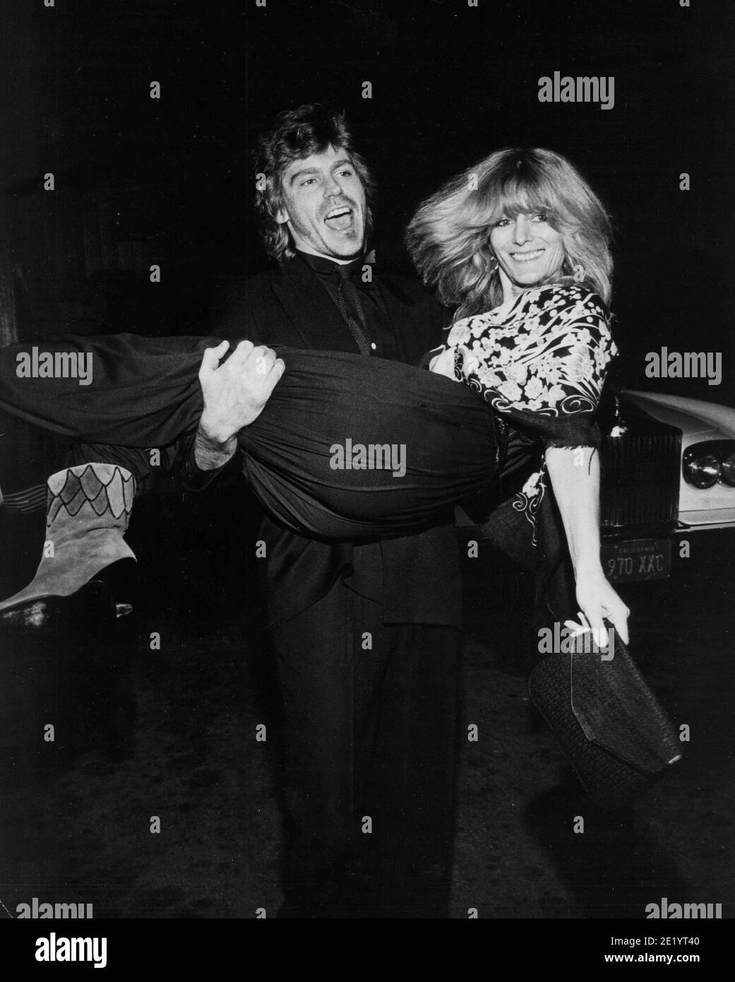 JEFF CONAWAY mit Frau Rona Newton-John A4063-12 Credit: Ralph Dominguez/MediaPunch Stockfoto