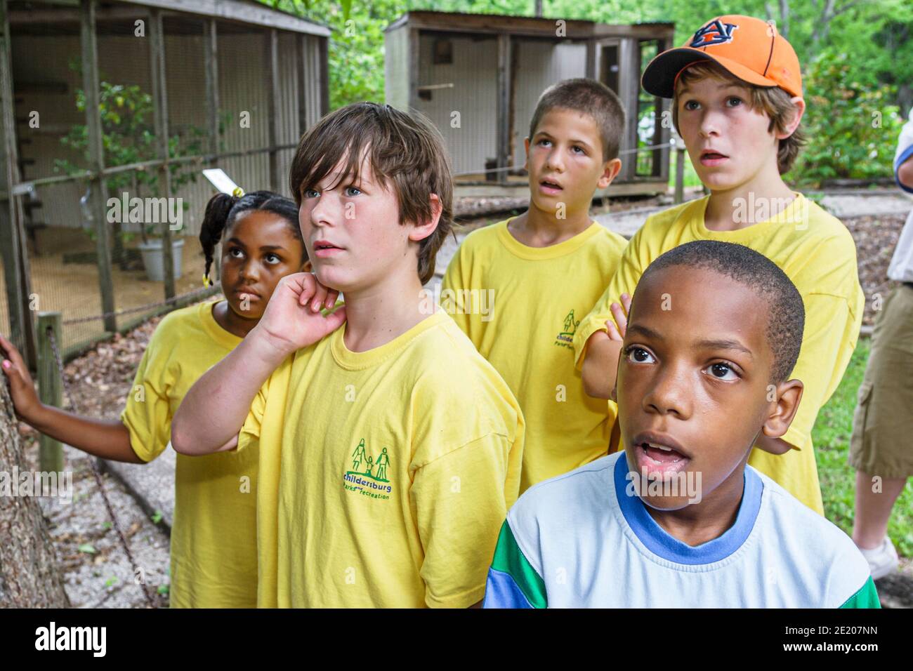 Birmingham Alabama, Ruffner Mountain Nature Center, Sommercamp Studenten Schwarze Jungen Mädchen Kinder, Stockfoto