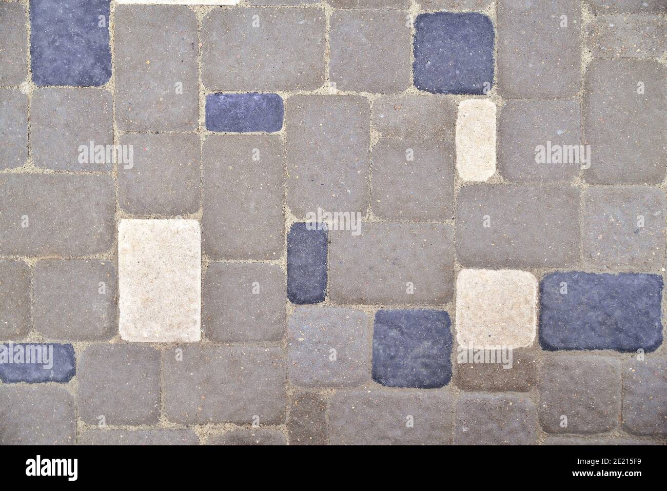 Grauer Stein Hintergrund, Hintergrund Fliesen aus rechteckigen Steinen, Textur close-up Stockfoto