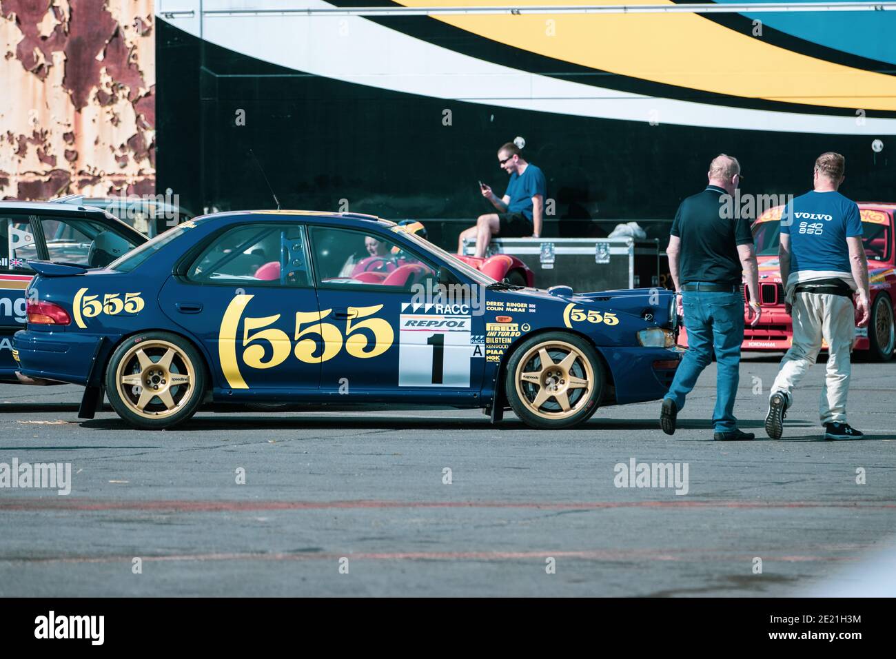 Colin McRaes 555 Subaru Stockfoto