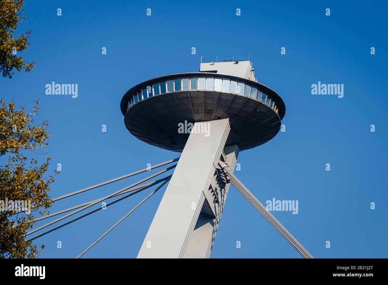 Brücke des Slowakischen Nationalaufstandes SNP, Bratislava, Slowakei Stockfoto