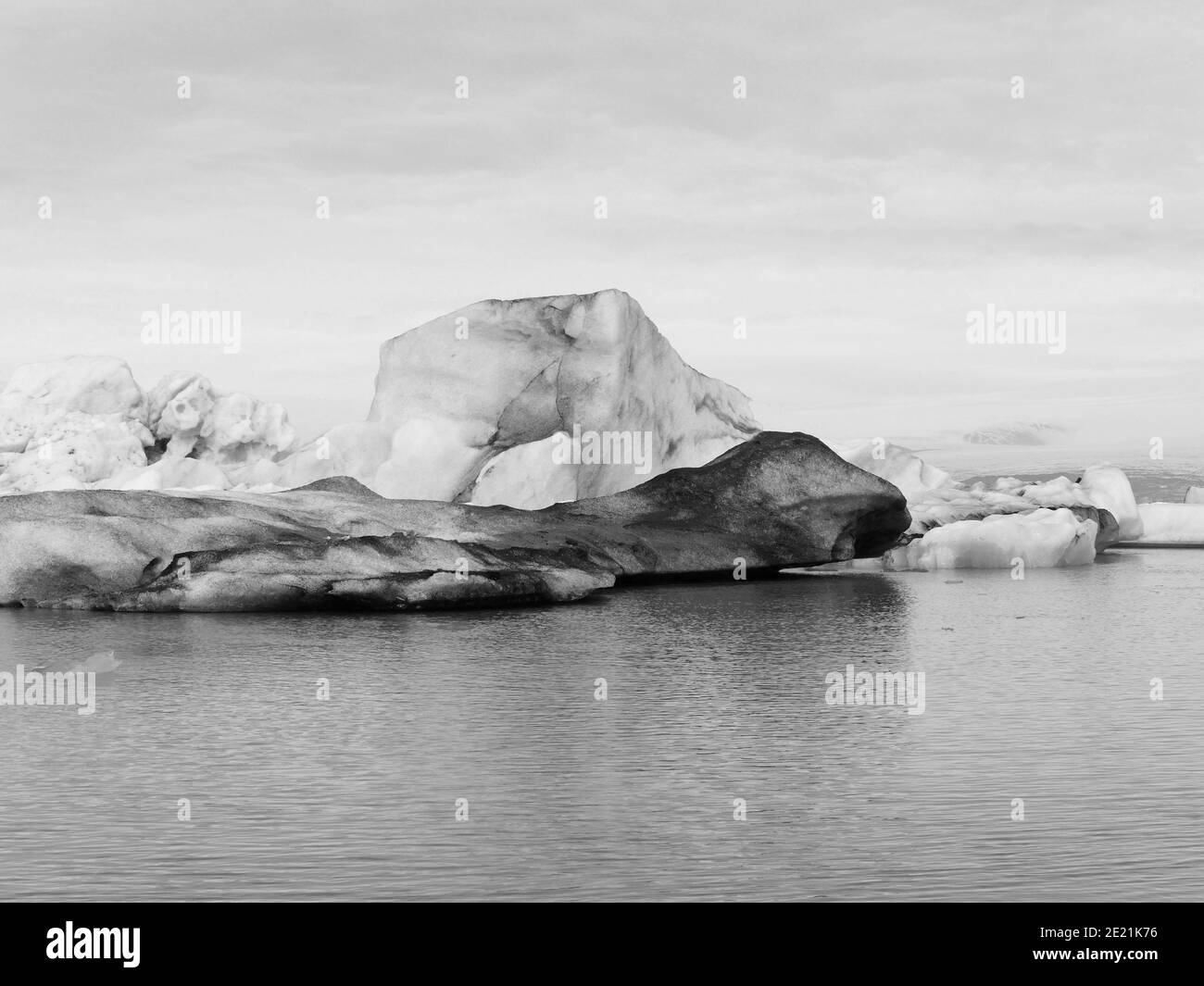 Gletscherlagune Jökulsarlon, Island Stockfoto