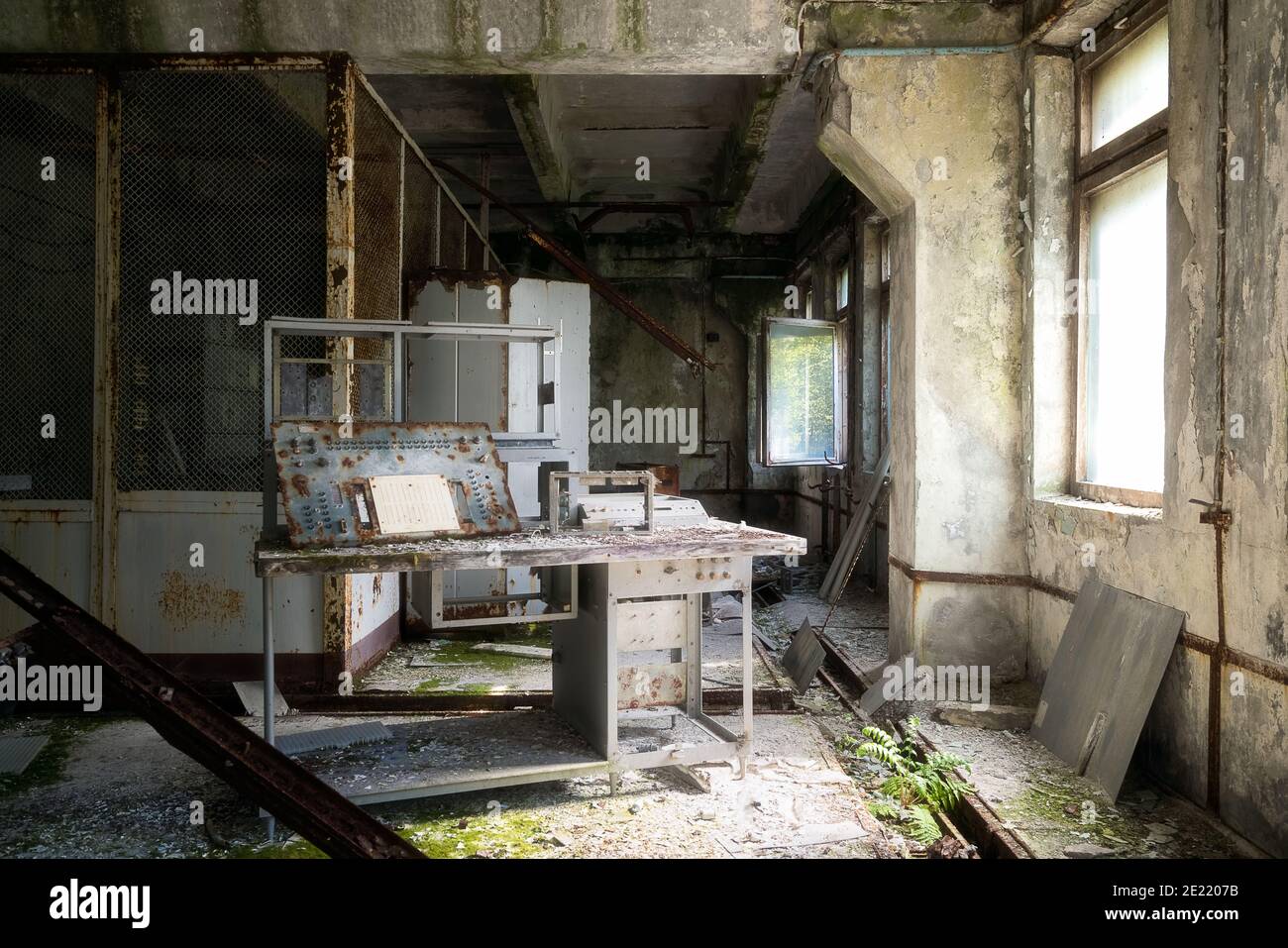 Pripjat Tschernobyl Ukraine Duga-3 Stockfoto