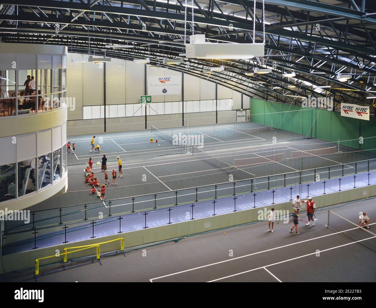 Innenansicht des Southend Leisure & Tennis Center, auch als Garon Park bezeichnet. Ein Sportzentrum in Southend-on-Sea, Essex, England. VEREINIGTES KÖNIGREICH Stockfoto