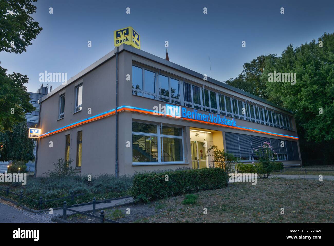 Berliner Volksbank, Schloßstraße, Steglitz, Steglitz-Zehlendorf, Berlin, Deutschland Stockfoto