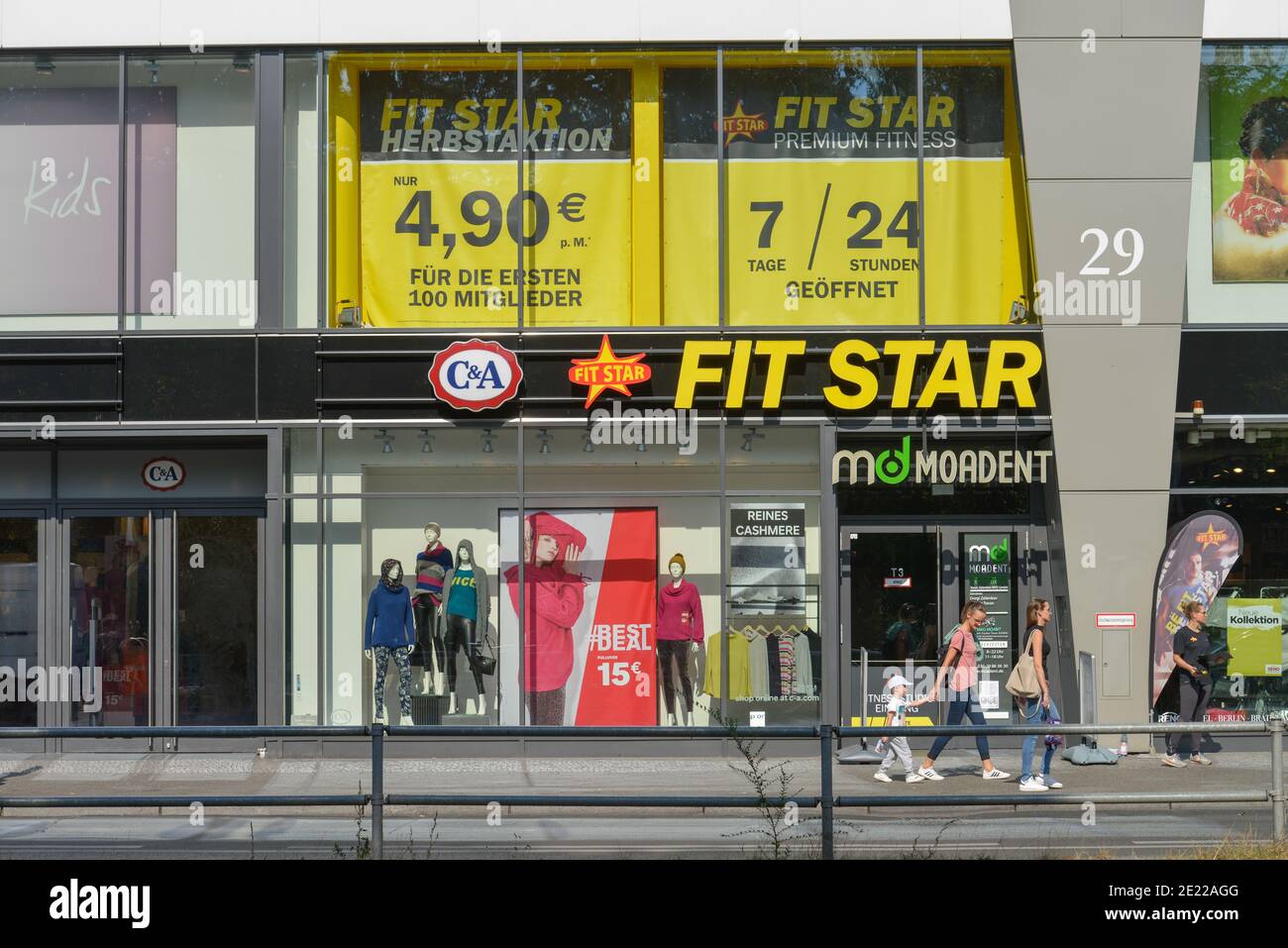 Fitstar, Turmstrasse, Moabit, Mitte, Berlin, Deutschland Stockfoto
