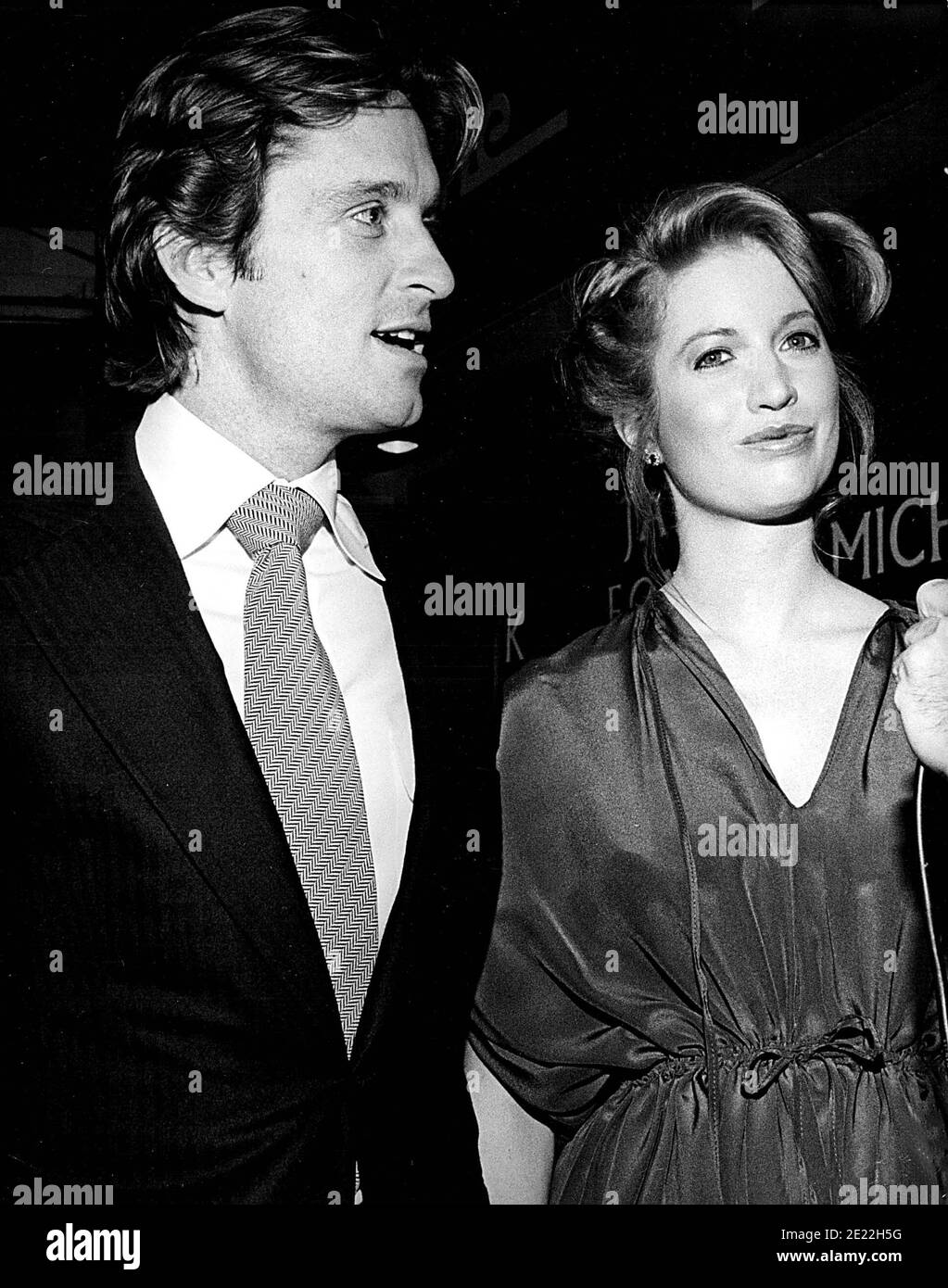 Michael Douglas und Diandra Douglas.1979 Quelle: Ralph Dominguez/MediaPunch Stockfoto