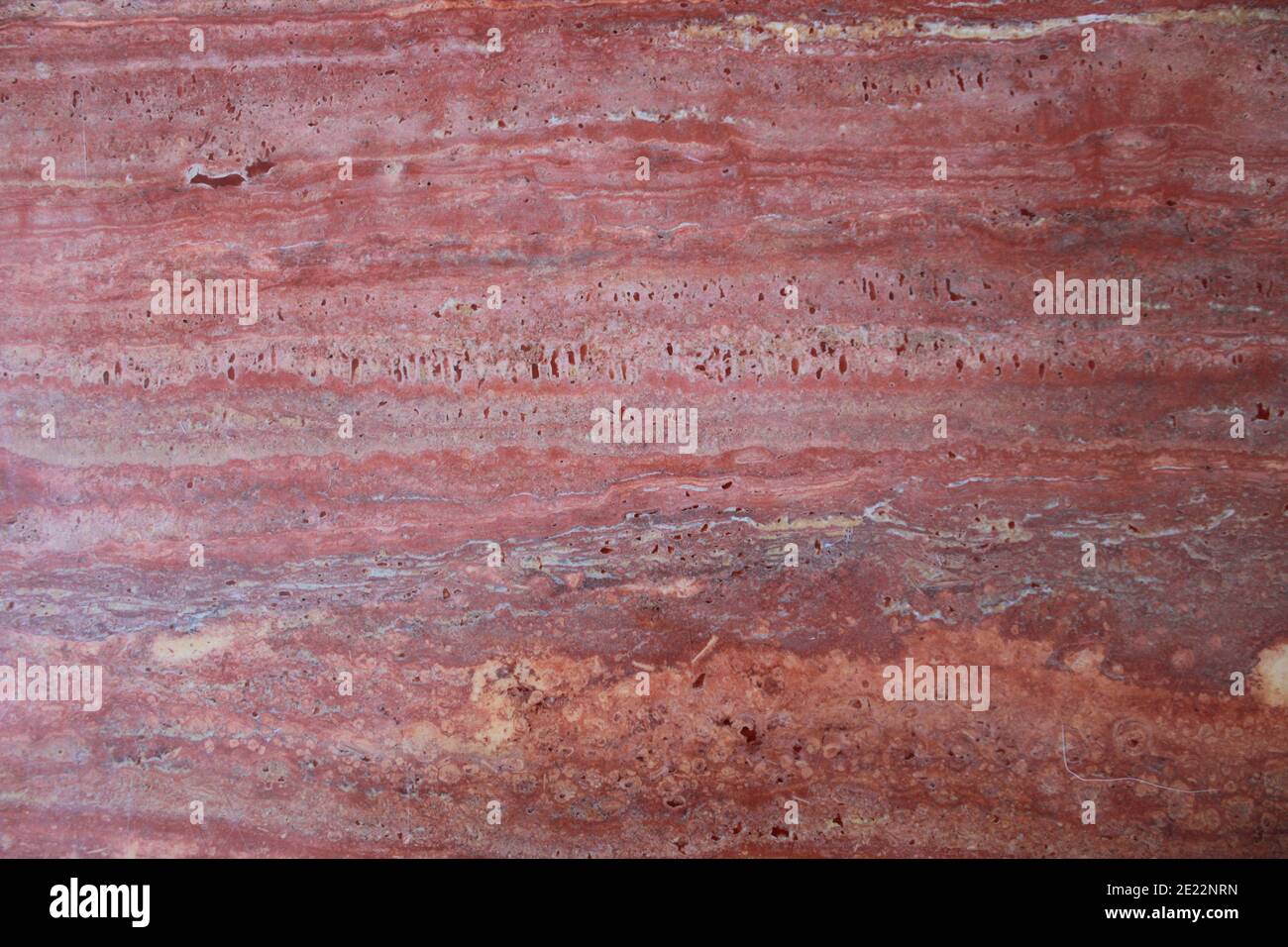 Textur der roten Marmoroberfläche Stockfoto