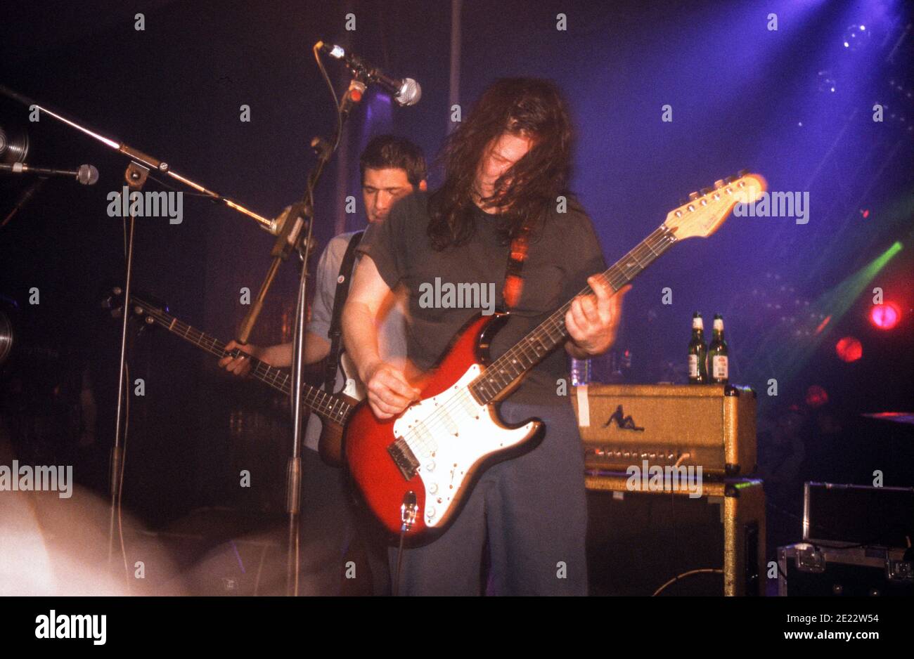 The Breeders at All Tomorrow's Parties 19-21st April 2002, Camber Sands, West Sussex, England, Vereinigtes Königreich. Stockfoto