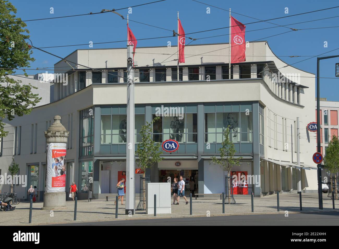 C&A, Postplatz, Görlitz, Sachsen, Deutschland Stockfoto
