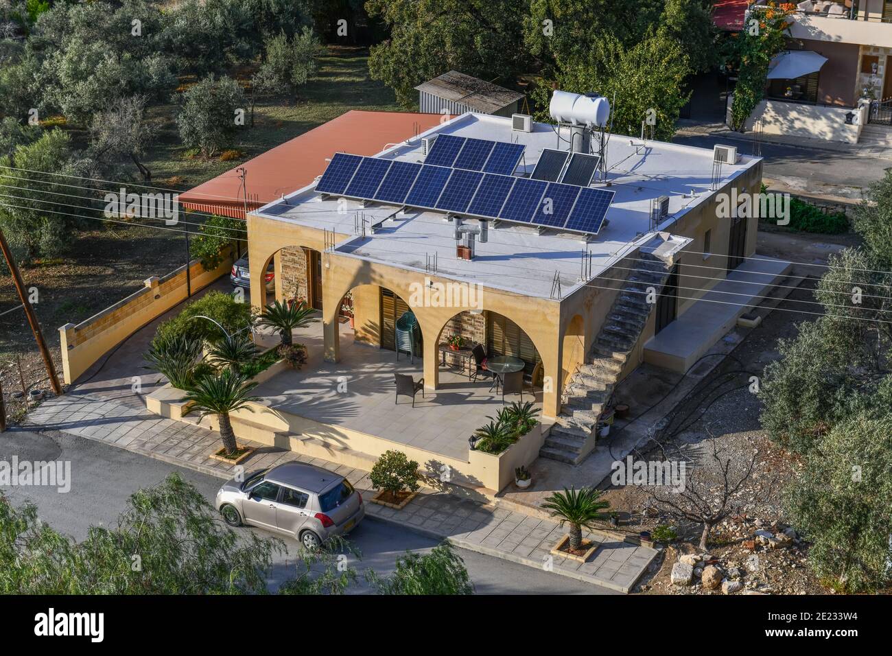 Wohnhaus Kolossi, Limassol, Zypern Stockfoto
