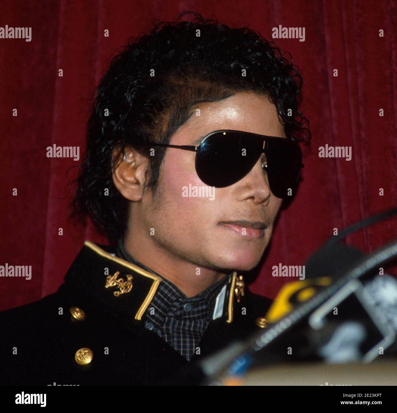 Michael Jackson 1984. Quelle: Ralph Dominguez/MediaPunch Stockfoto