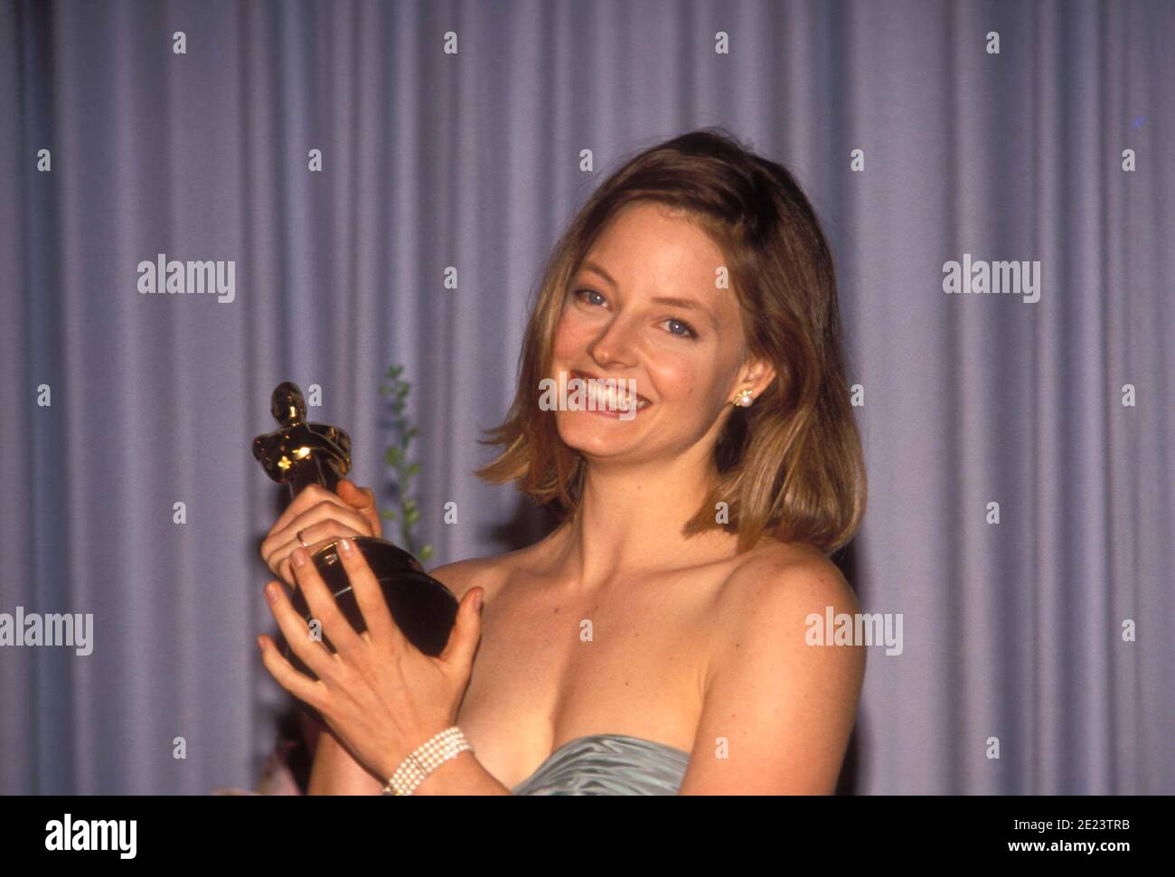 Jodie Foster bei den 61. Academy Awards, 29. März 1989, im Shrine Auditorium in Los Angeles, CA Quelle: Ralph Dominguez/MediaPunch Stockfoto