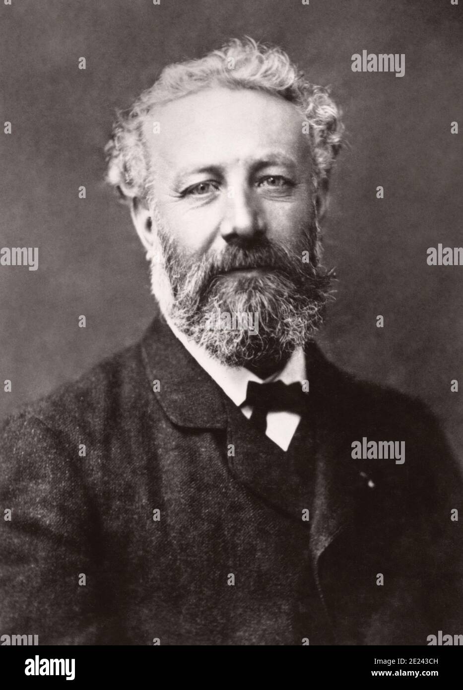 Jules Gabriel Verne (1828 - 1905) war ein französischer Schriftsteller, Dichter und Dramatiker. Stockfoto