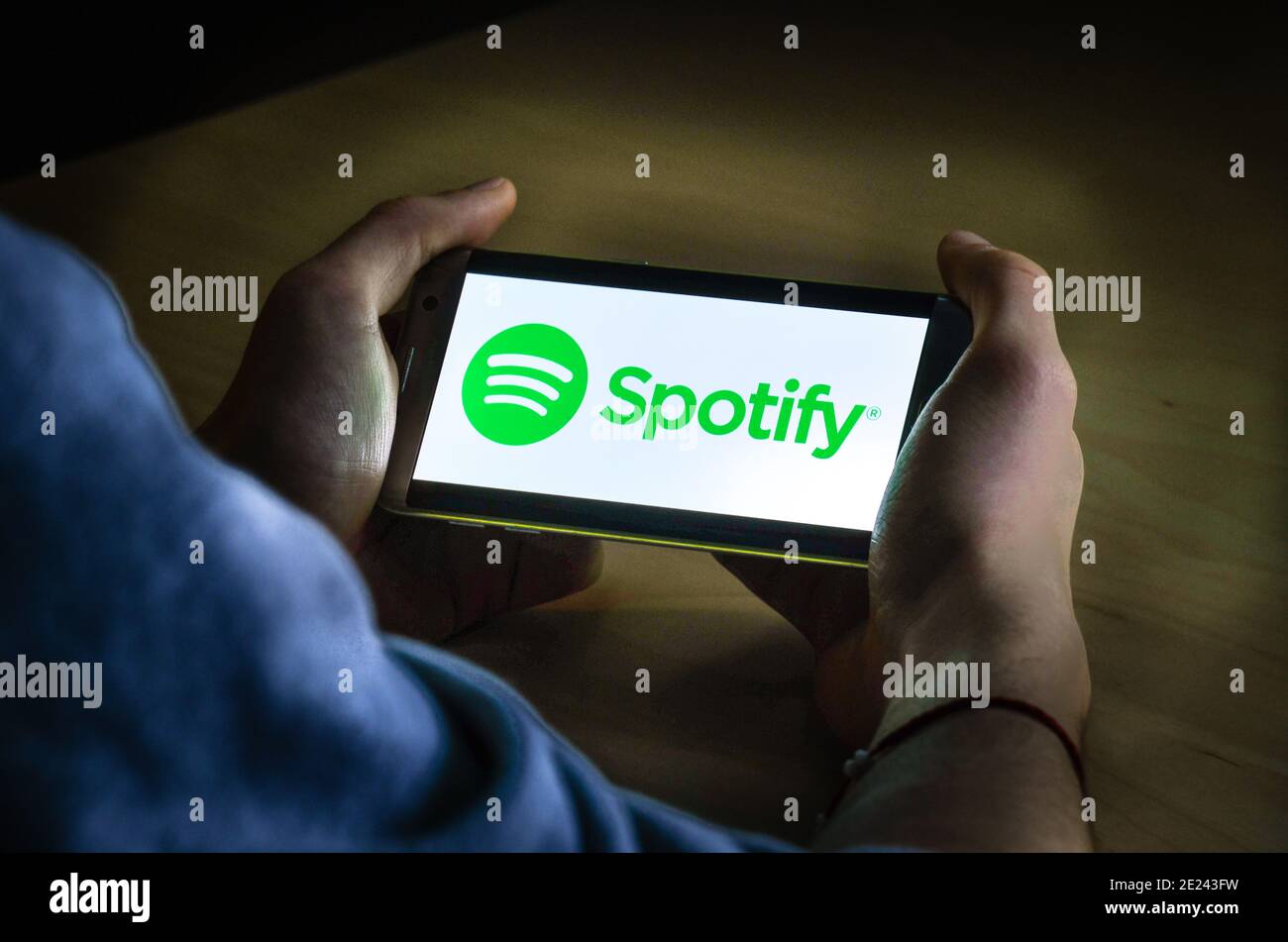 Logo Spotify Stockfoto