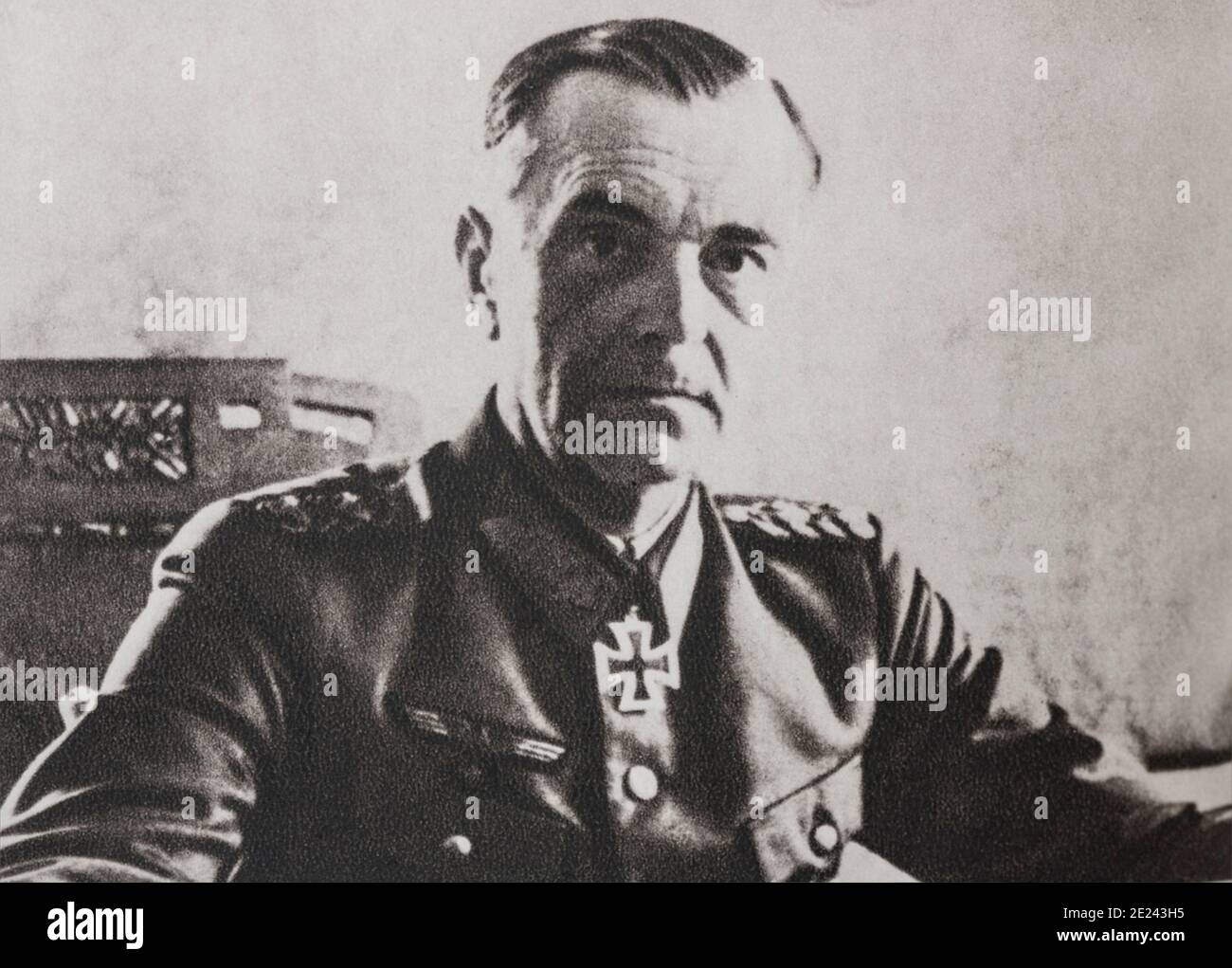 Friedrich Becker (1890-1957) war eine deutsche Feldmarschall während des Zweiten Weltkrieges, der der 6. Armee während der Schlacht um Stalingrad (August 1942 ein Einschaltbefehl gegeben wurde Stockfoto