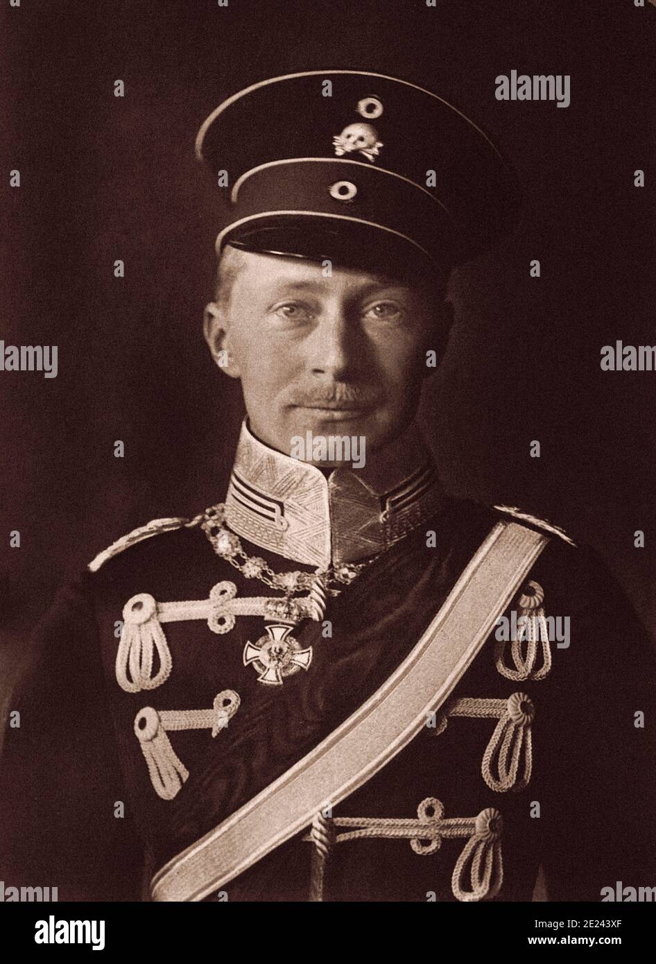 Wilhelm, Deutscher Kronprinz (1882 - 1951) war das älteste Kind und Erbe der letzte deutsche Kaiser Wilhelm II., und der letzte Kronprinz des Germ Stockfoto