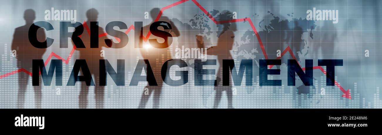 Website-Banner Für Krisenmanagement. Lösung Crisis Identity Planning Concept Mixed Media Stockfoto