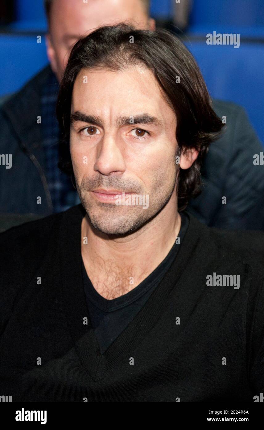 Französischer Fußballspieler Robert Pires Stockfoto