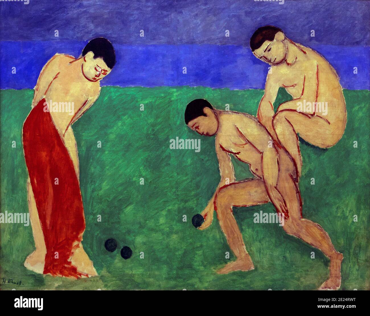 Bowls-Spiel, Henri Matisse, 1908, Staatliche Eremitage Museum, Sankt Petersburg, Russland Stockfoto