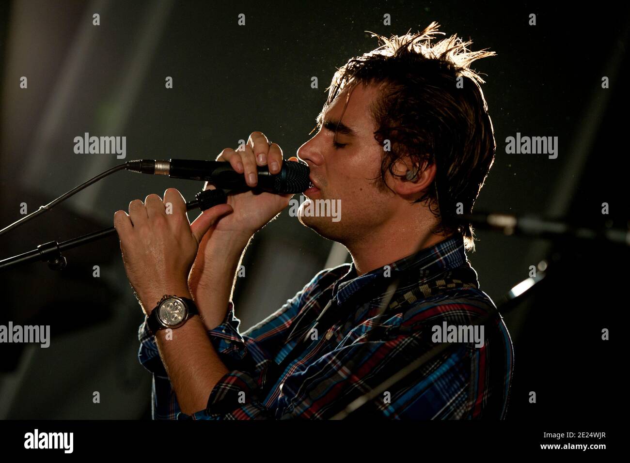 Musiker Charlie Simpson Stockfoto