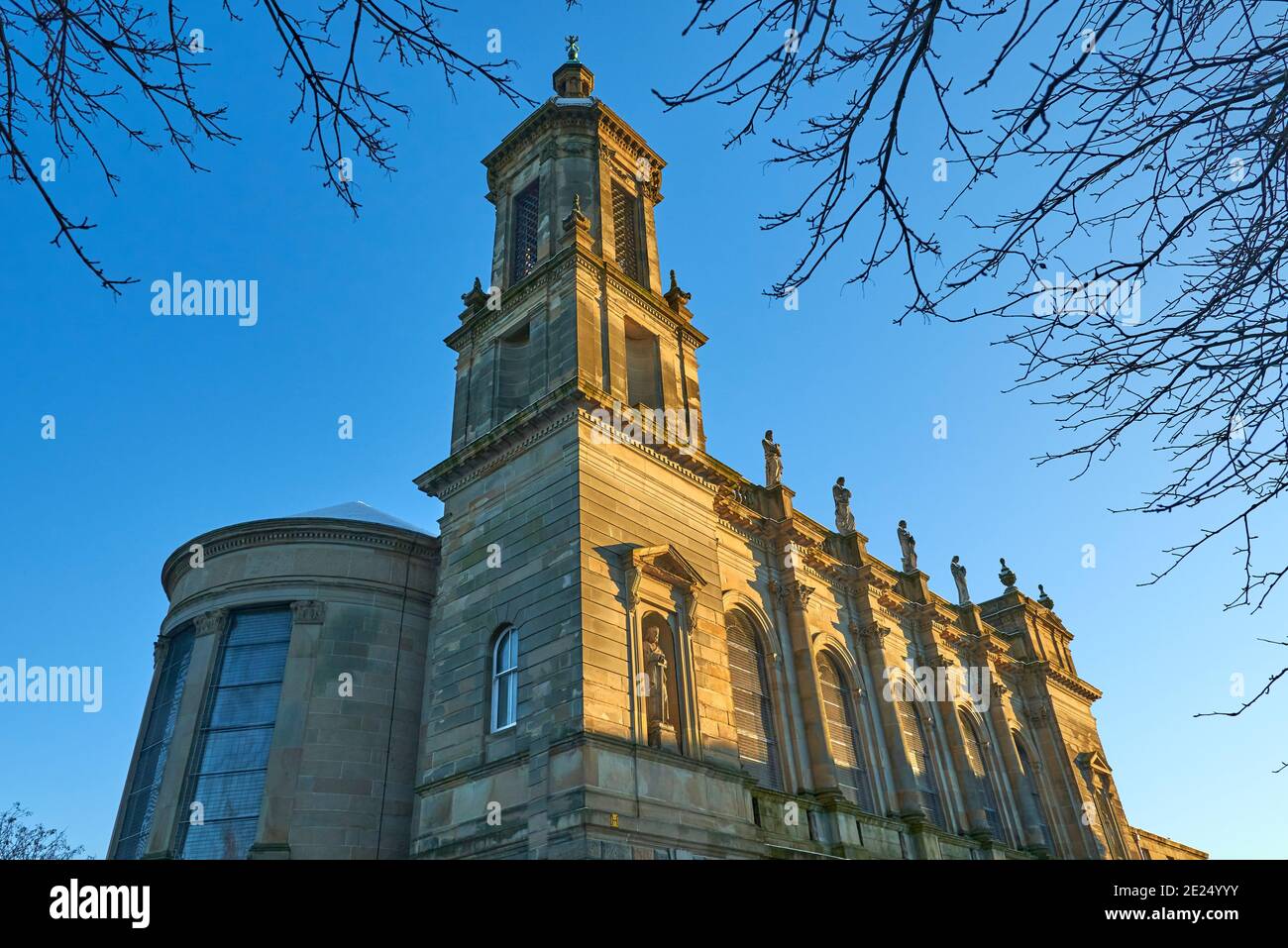 Barony North Parish Church Cathedral Square Glasgow. Auch bekannt als Glasgow Evangelical Church. Stockfoto