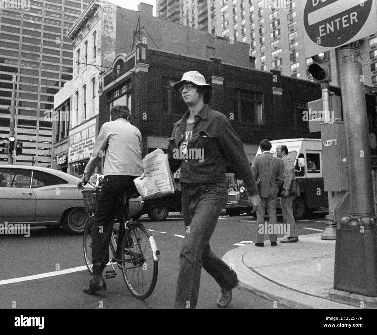 Straßenszene, Philadelphia, USA, 1976 Stockfoto