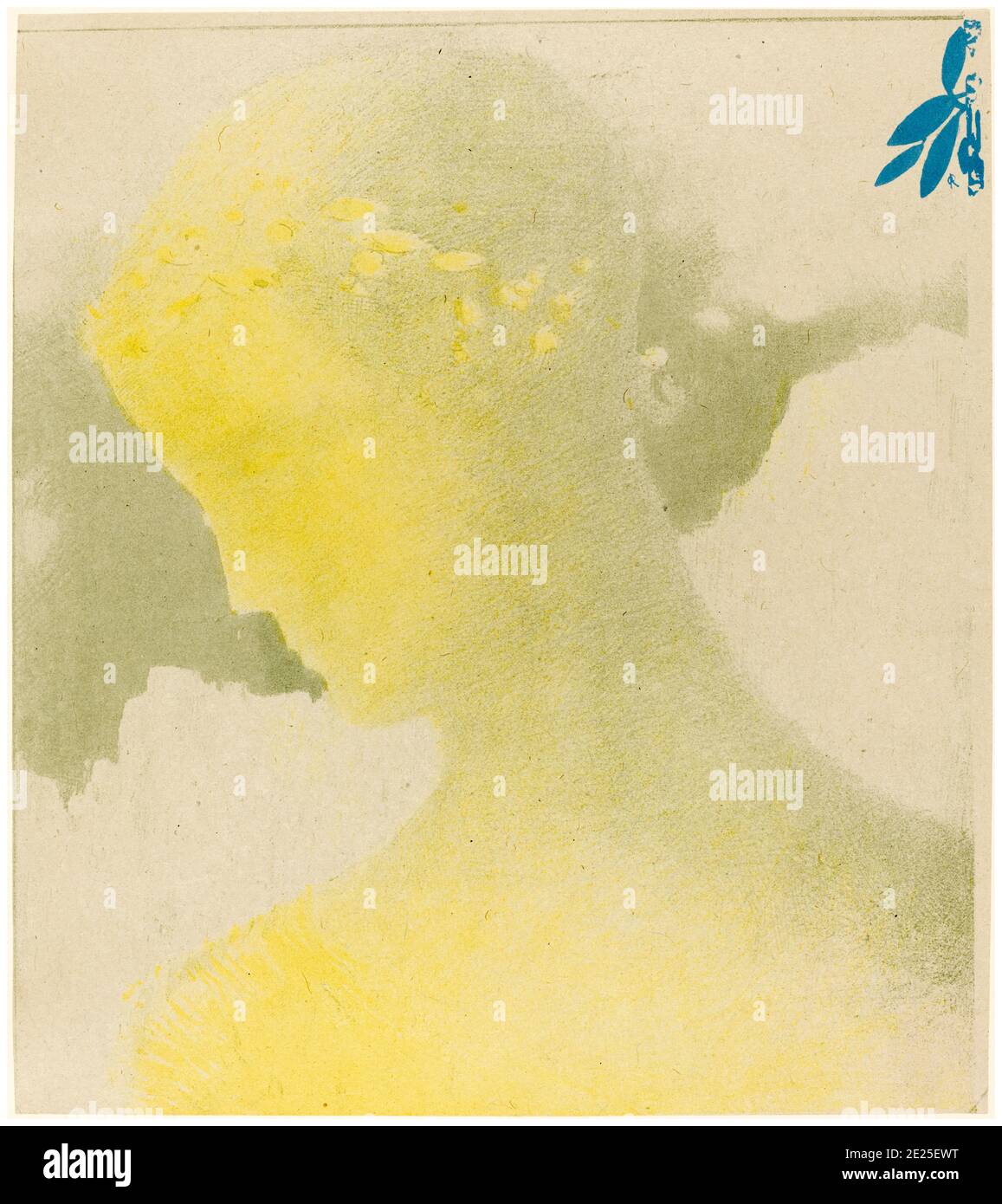 Odilon Redon, Lithographie, Béatrice, 1897 Stockfoto