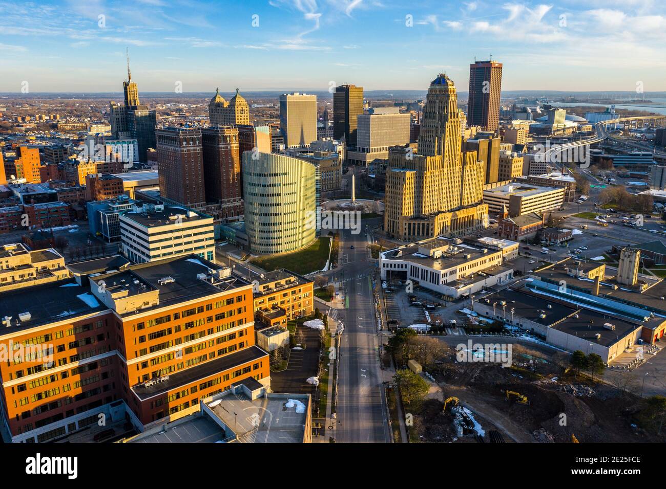 Downtown Buffalo, NY, USA Stockfoto