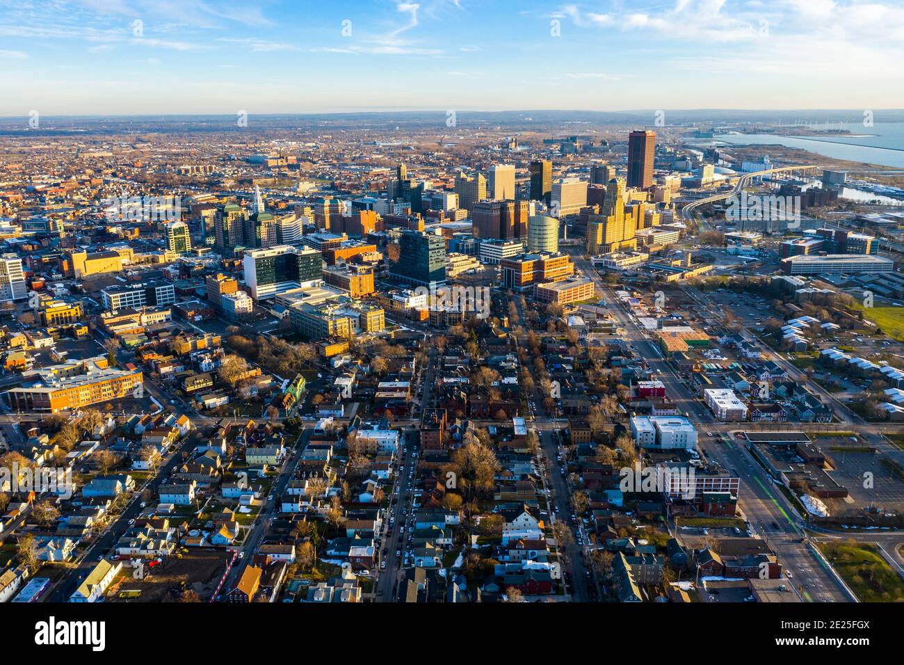 Downtown Buffalo, NY, USA Stockfoto