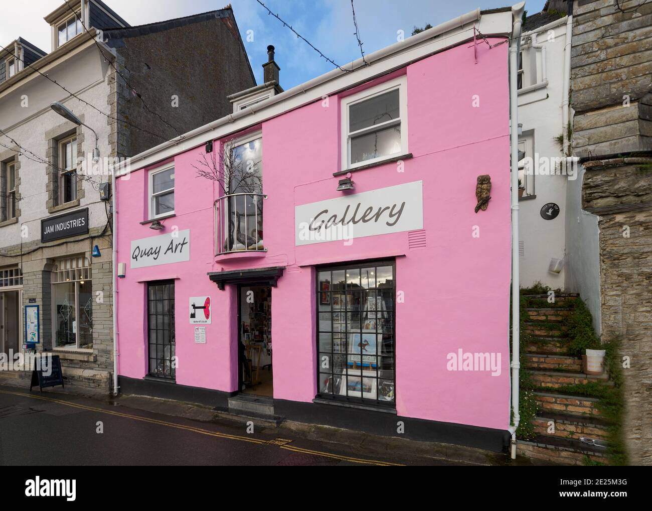 Quay Art Gallery, Padstow, Cornwall, Großbritannien Stockfoto