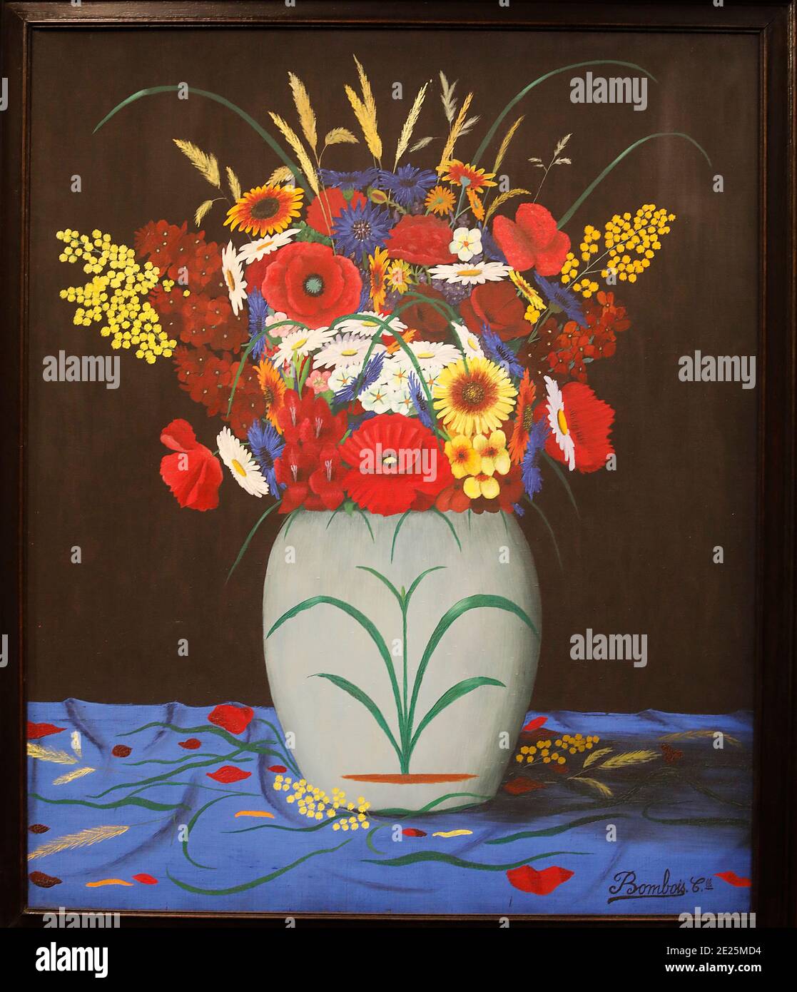 Camille Bombois, Vase mit wilden Blumen, 1935 Öl auf Leinwand. Paris, Frankreich. Dieses Kunstwerk ist noch nicht öffentlich zugänglich, Rechte müssen bezahlt werden Stockfoto