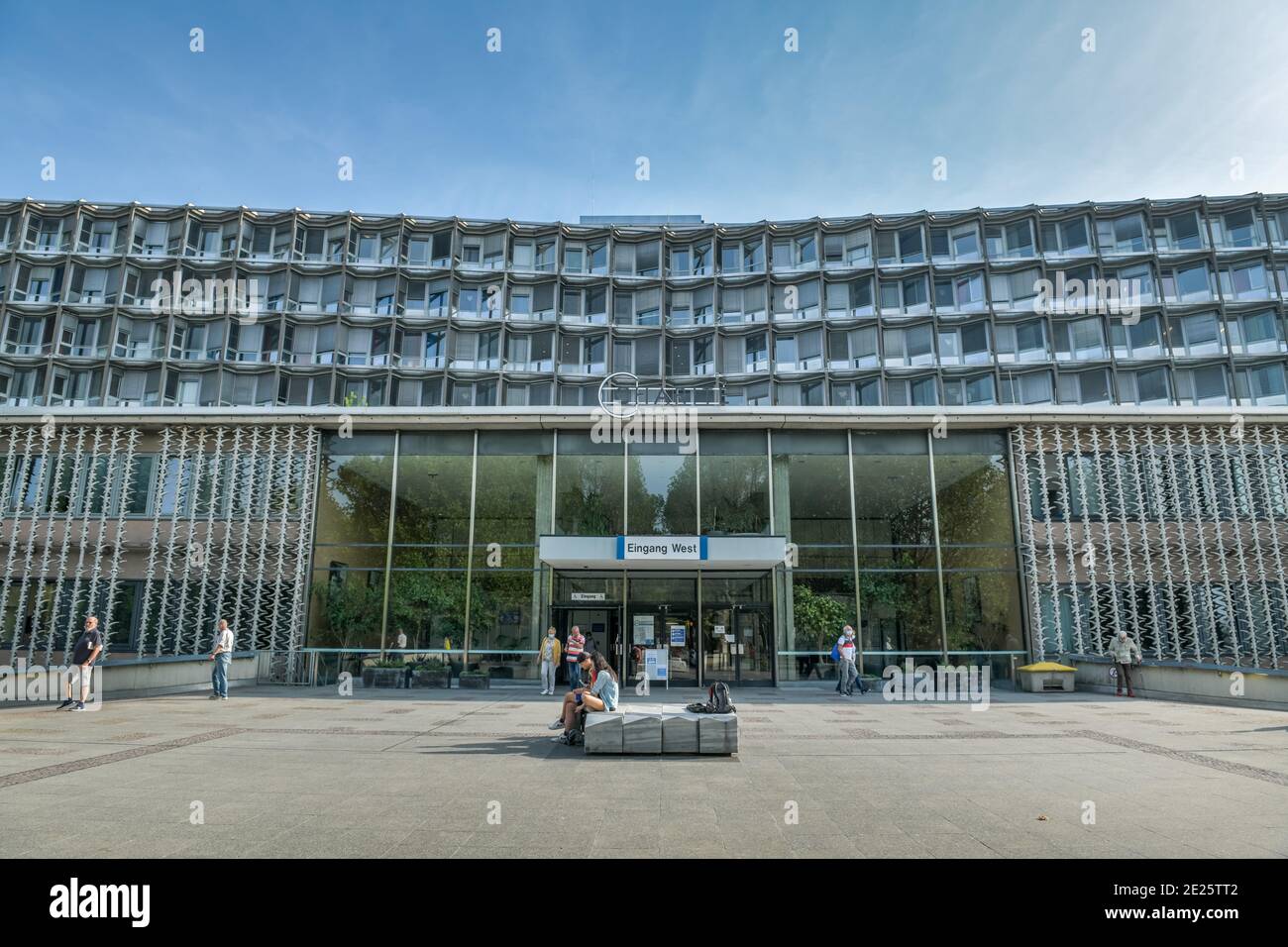 Eingang West, Krankenhaus' Benjamin Franklin, Hindenburgdamm, Steglitz, Berlin, Deutschland Stockfoto