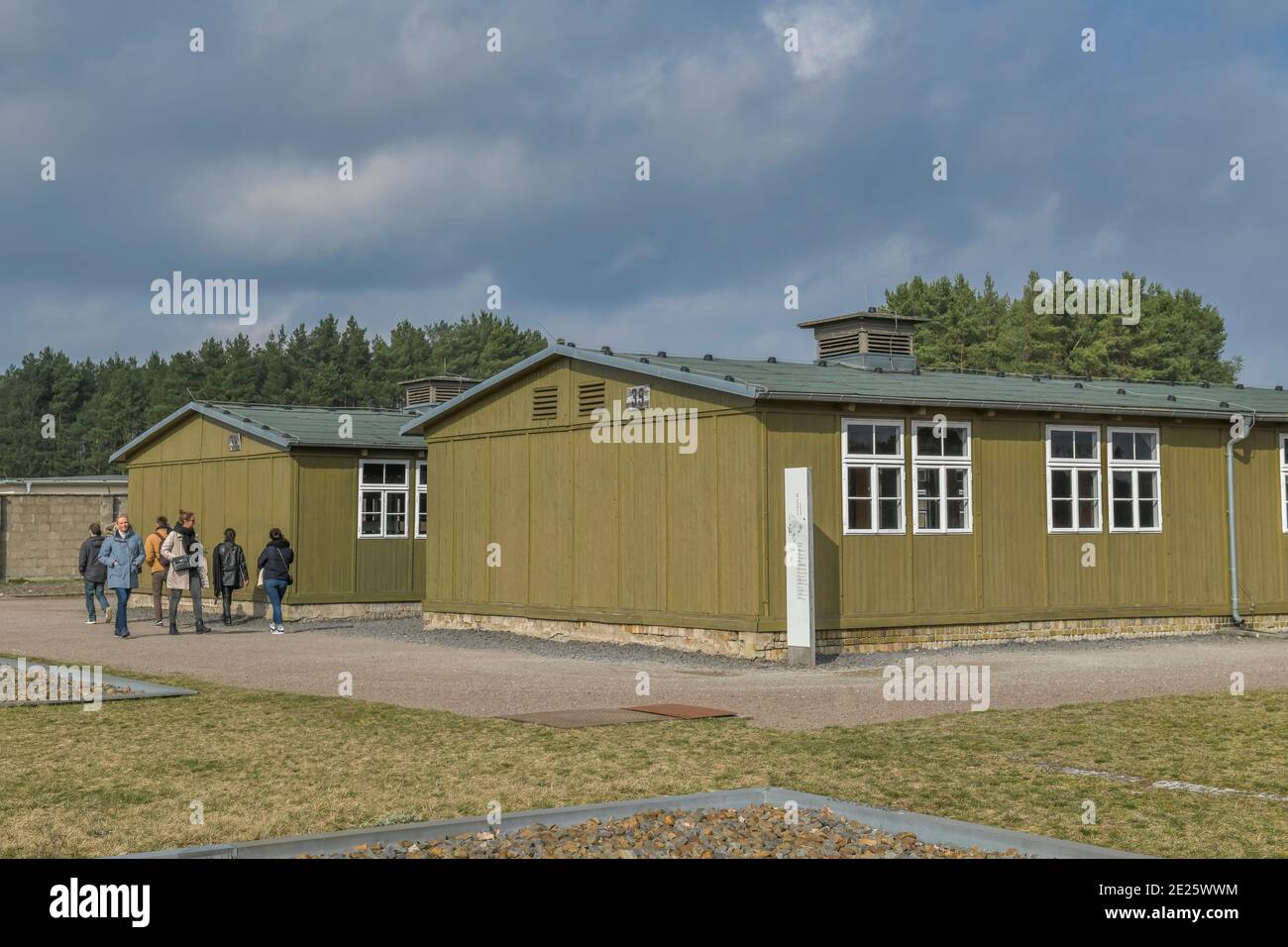 Baracke 39, Gedenkstätte und Museum Konzentrationslager Sachsenhausen, Oranienburg, Landkreis Oberhavel, Brandenburg, Deutschland Stockfoto
