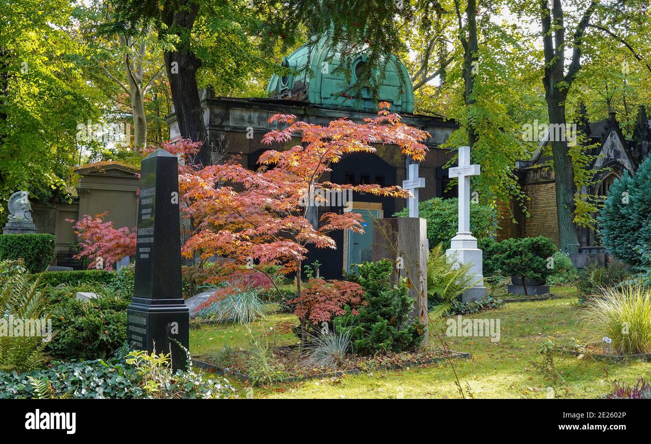 Gräber, Alter St.MatthäusKirchhof, Schöneberg, Berlin, Deutschland