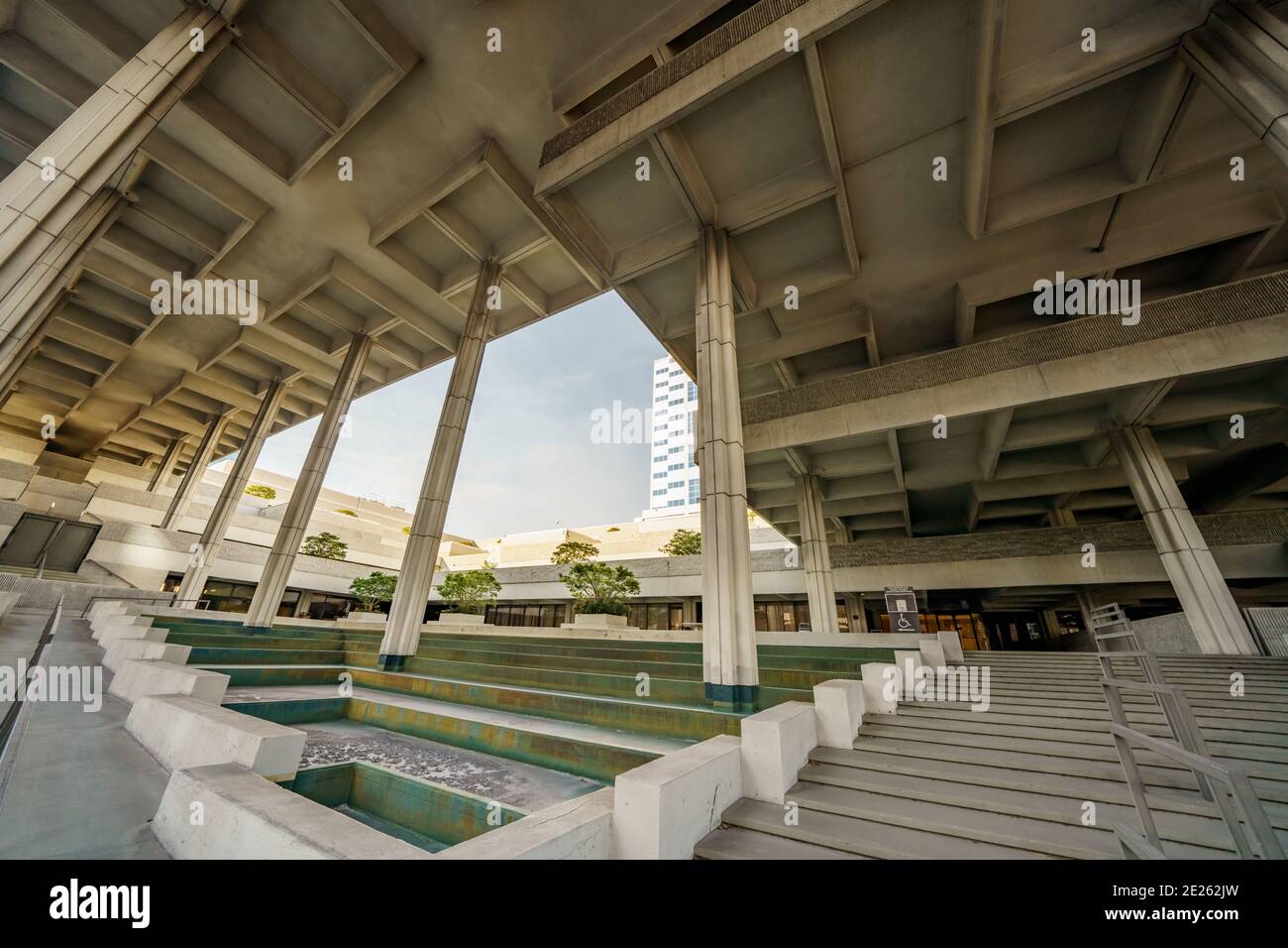 Downtown Fort Lauderdale Federal Courthouse Building Stockfoto